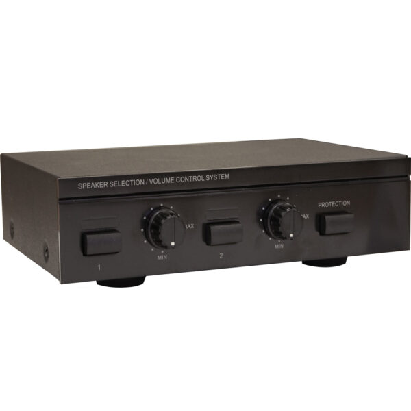 E-Audio A097FB - 2 Way Speaker Selector with Volume Control