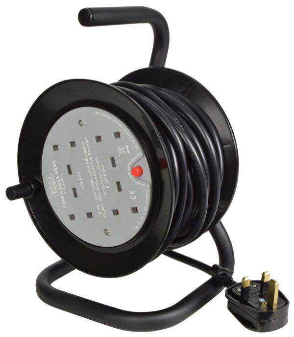 MERCURY REEL10M - 4 Way 13A Mini Cable Reel 10M