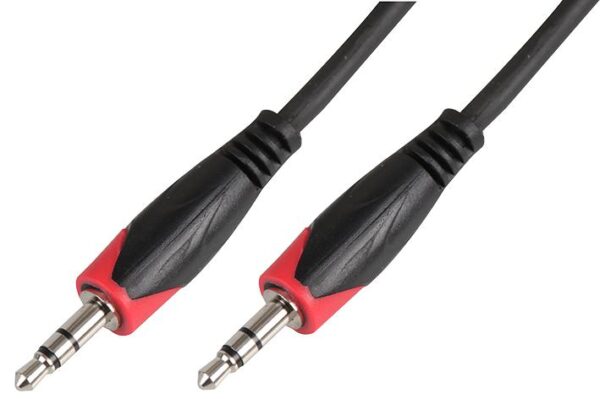 PULSE PLS000484 - 3.5mm Stereo Jack Plug to Plug Lead, 3m Black