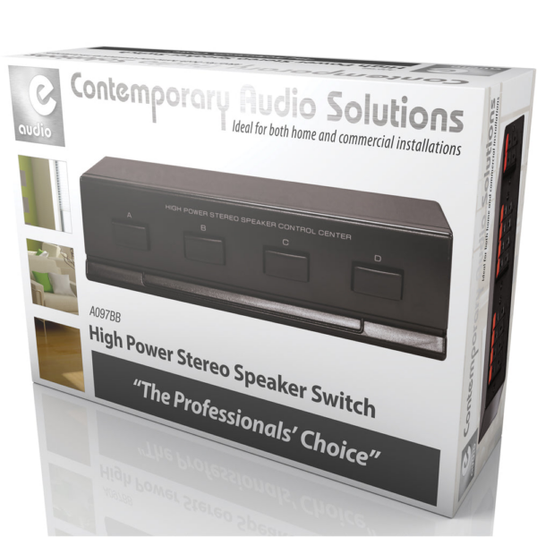 E-Audio A097BB - E-Audio High Power 4 Way Stereo Speaker Switch - Image 6