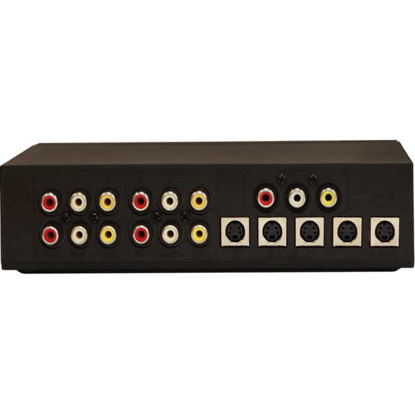 E-Audio A097JD - 4 Way Stereo Audio / Video / S-Video Source Selector - Image 5