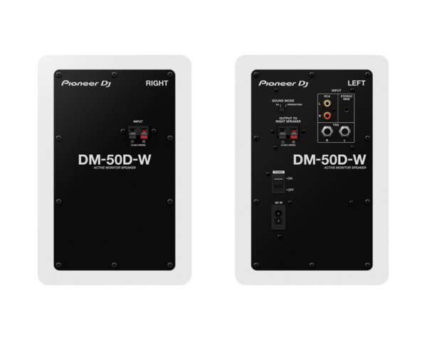 Pioneer DM-50D-W - 5" 2-Way Class-D Active Desktop Monitor 25W PAIR White - Image 4