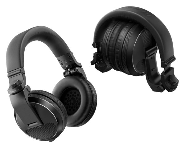 Pioneer HDJ-X5-K - Pro DJ 40mm Headphones with Swivel Ear Black - Image 3