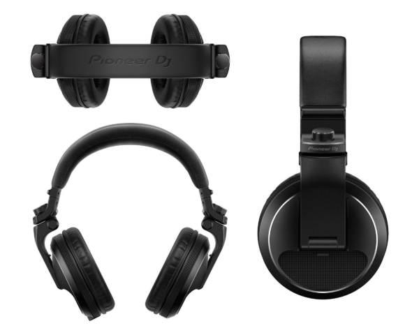 Pioneer HDJ-X5-K - Pro DJ 40mm Headphones with Swivel Ear Black - Image 4