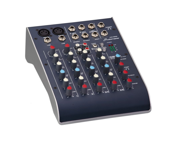 Studiomaster C2-2 - 2CH Compact Mixer 6 input / 2 Mic / 2 Stereo / 2bandEQ - Image 3