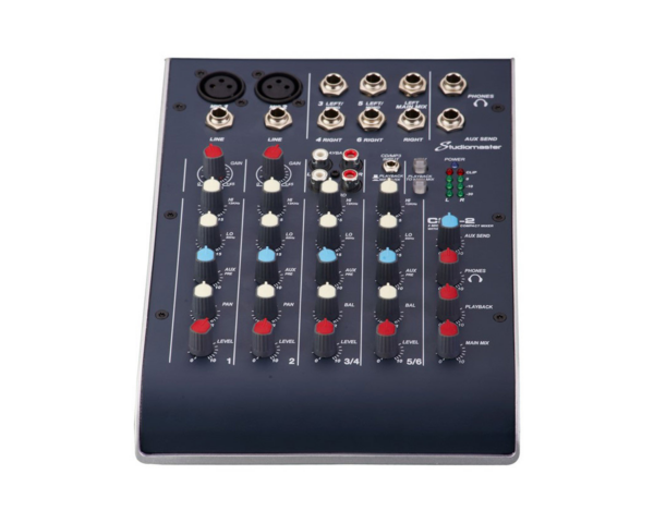 Studiomaster C2-2 - 2CH Compact Mixer 6 input / 2 Mic / 2 Stereo / 2bandEQ - Image 4