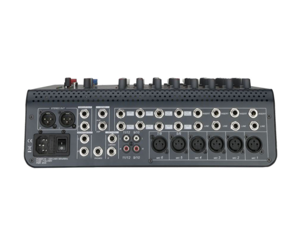 Studiomaster C6-12 - 12CH Compact Mixer 12 input / 6 Mic / 4 Stereo / 3bandEQ - Image 4