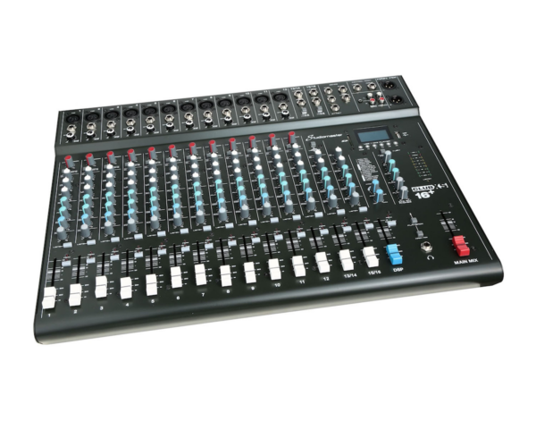 Studiomaster Club XS 16+ - 14CH Analogue DSP Mixer 16 In / 12 Mic / 2 St / 2 Aux - Image 4