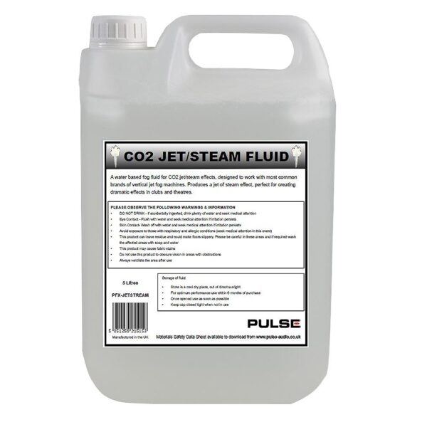 Pulse PFX-JETSTREAM - 5 Litre CO2 Vapour Effect Vertical Fog Fluid