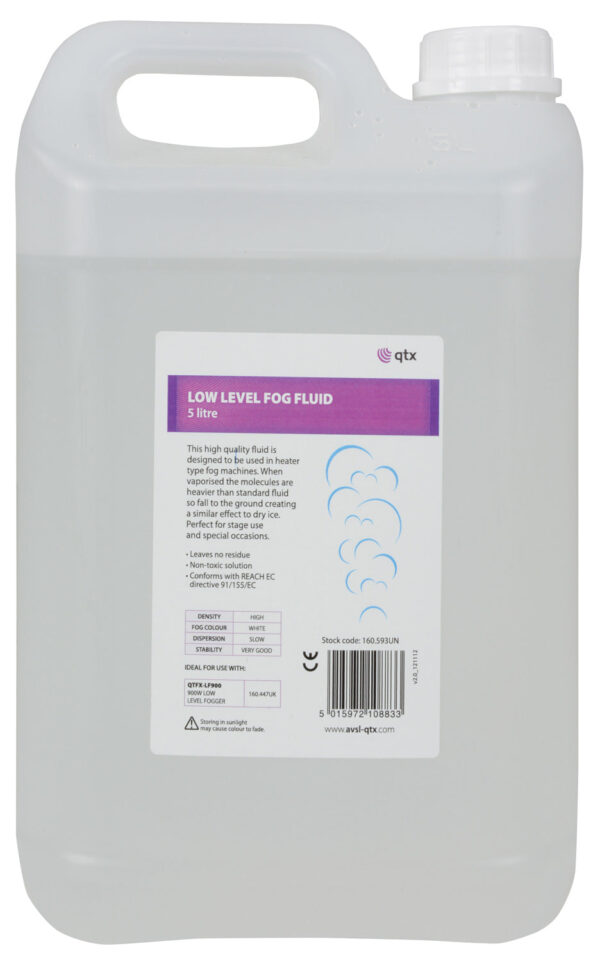 QTX 160.593UK - 5 Litre Low Level Fog Fluid