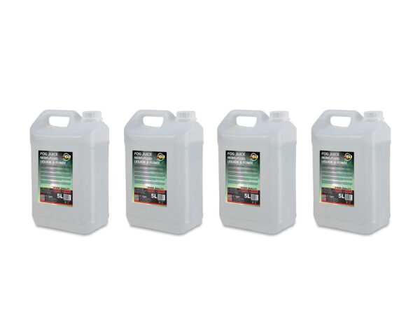 ADJ Fog Juice 1 Light - BOX OF 4 x 5L Light Dispersion Fog Fluid