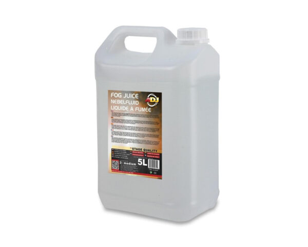 ADJ Fog Juice 2 Medium - SINGLE 5L of Medium Dispersion Fog Fluid