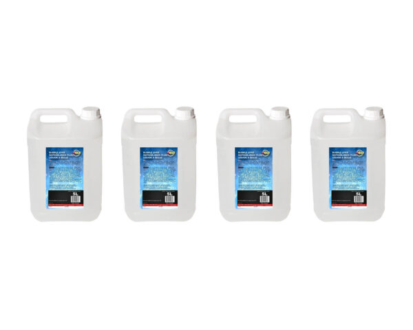 ADJ Bubble Juice - BOX OF 4 x 5L Ready Mixed Bubble Fluid