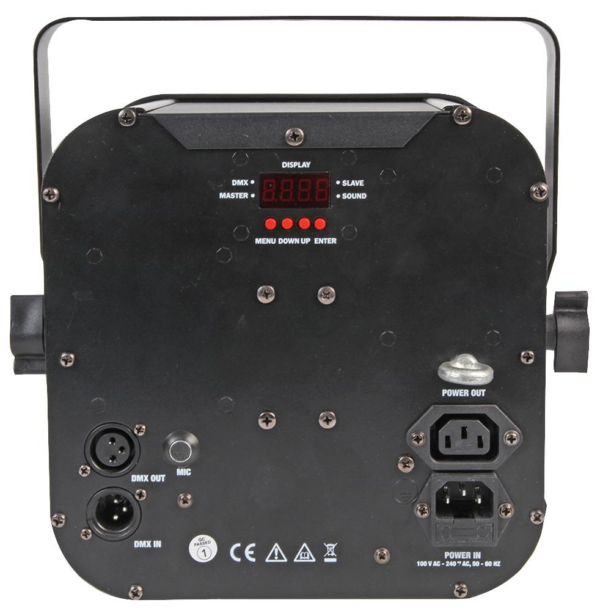 Pulse Vortices - Multi-FX RGBWA LED Moonflower DJ Disco Light with Front Panel SMD Matrix - Image 4
