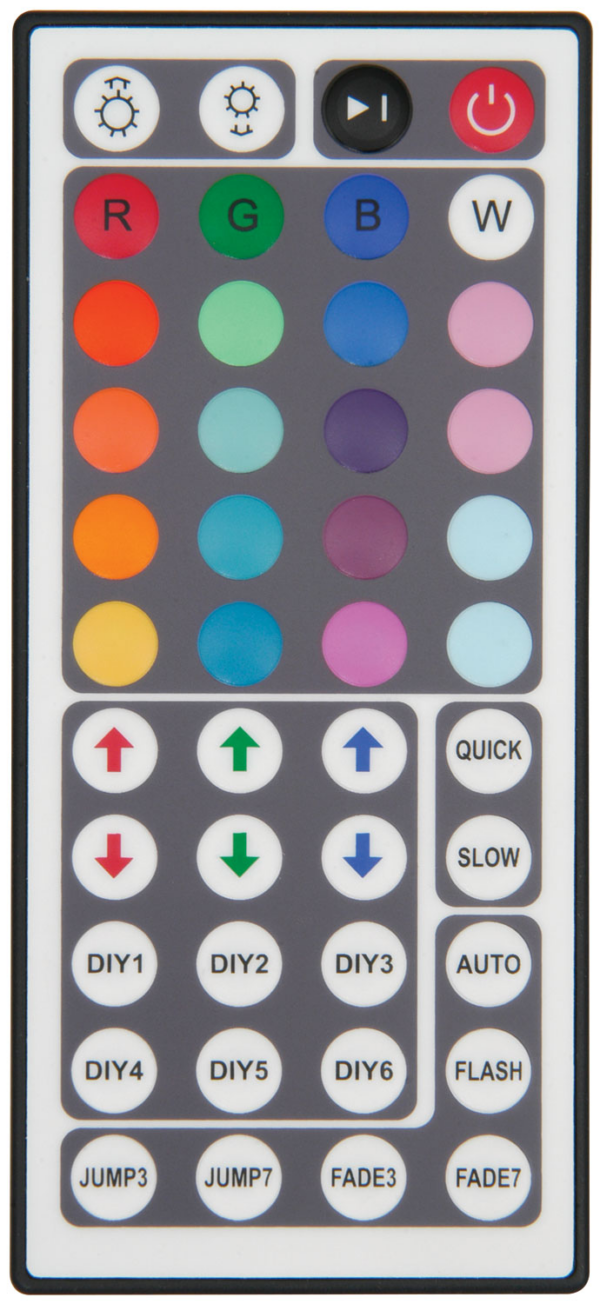 Lyyt LTC44IR - RGB Tape Controller with 44 Key IR Remote - Image 3