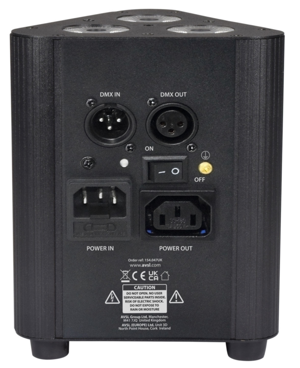 QTX Tri-PAR - Rechargeable Triple PAR Uplighter - Image 4
