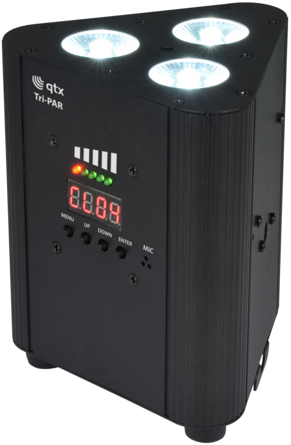 QTX Tri-PAR - Rechargeable Triple PAR Uplighter - Image 10