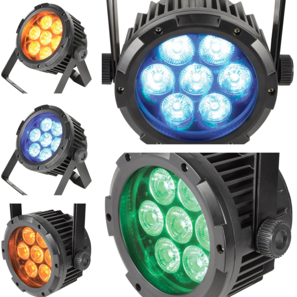 QTX HIPAR-100 - 100W Weatherproof RGBWA PAR Can - Image 9