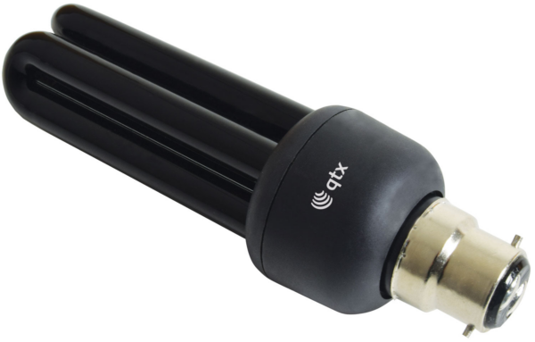 QTX 160.023UK - 20W Black Light UV Energy Saving Bulb B22 - Image 3