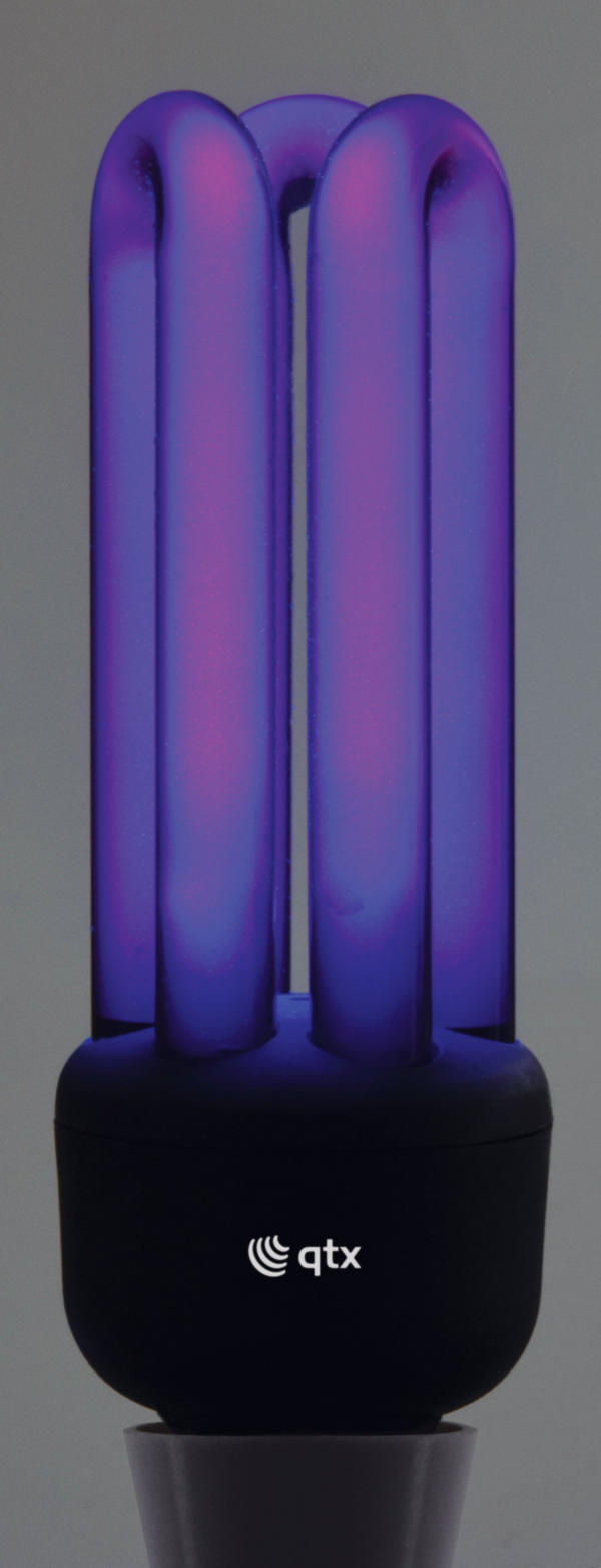 QTX 160.023UK - 20W Black Light UV Energy Saving Bulb B22 - Image 4