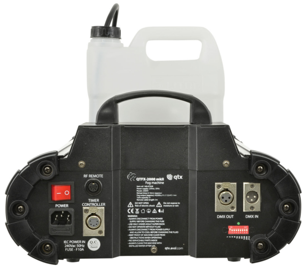 QTX QTFX-2000 mkII - High Power Fog Machine 2000W - Image 5