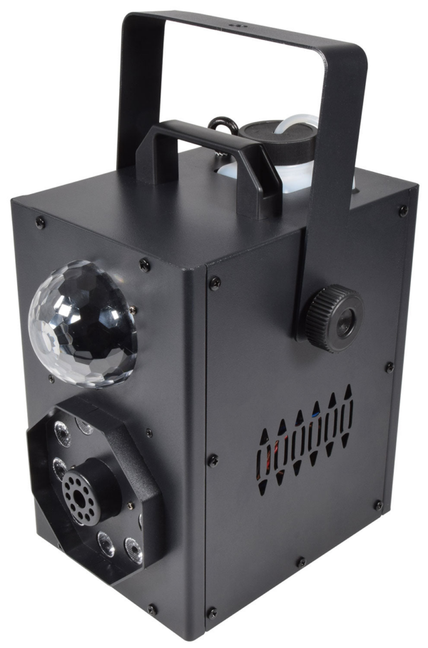 QTX SpheroSmoke-400 - Compact 400W LED Fog Machine with RGB Magic Ball Effect