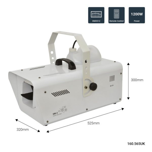 QTX SW-2 - Snow Machine 1200W - Image 5