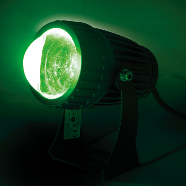 FXLAB G019GD - 8W Green LED Pin spot with Black Body
