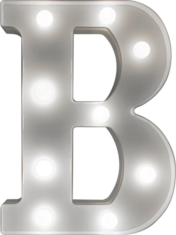 St Helens Home and Garden GH1121B - "B" Battery Operated 3D LED Letter Light - Image 3