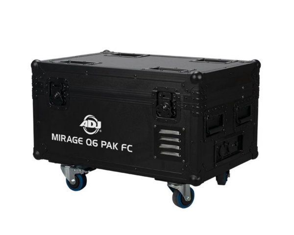 ADJ Mirage Q6 Pak - LED Uplighter 6 in Charging Flightcase IP65 Chrome - Image 4
