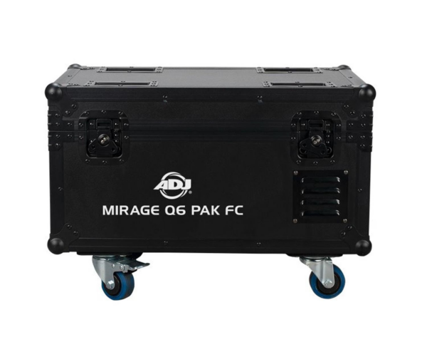 ADJ Mirage Q6 Pak - LED Uplighter 6 in Charging Flightcase IP65 Chrome - Image 5