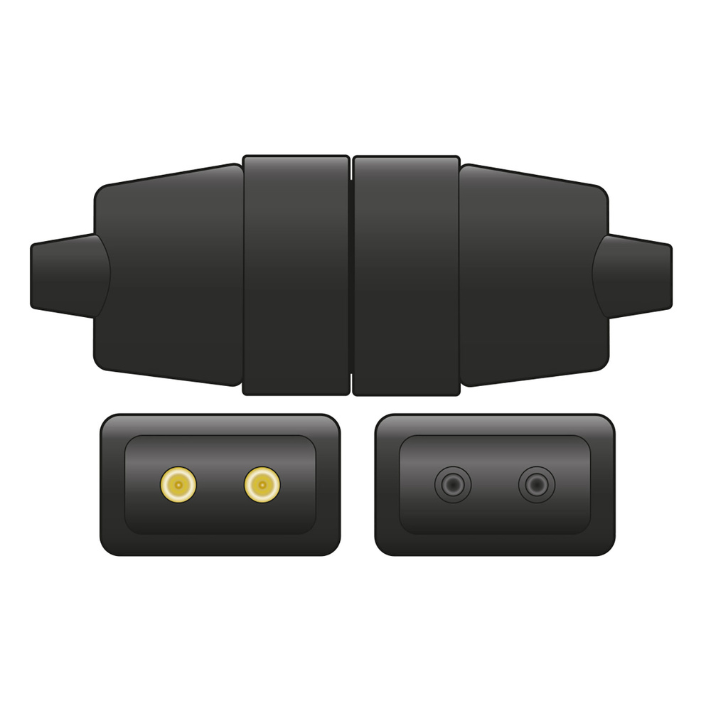 Mercury - 2-pin Rubber Connector 10A 10pcs - Image 2