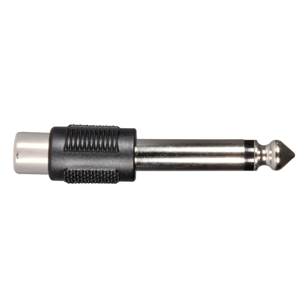 QTX 5pcs Adaptor RCA Phono Socket – 6.3mm Mono Jack Plug - Image 2
