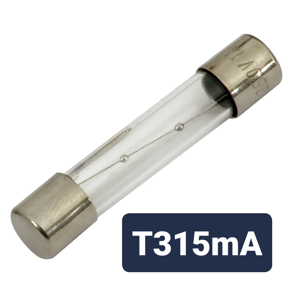 Mercury - 10pcs Fuses 6 x 32mm Slow Blow 315mA