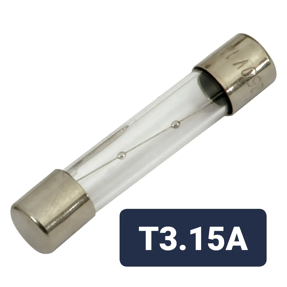 Mercury - 10pcs Fuses 6 x 32mm Slow Blow 3.15A